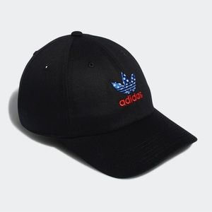 NWT Adidas Originals Americana Black Red and Blue Adjustable Fit Hat/Cap
